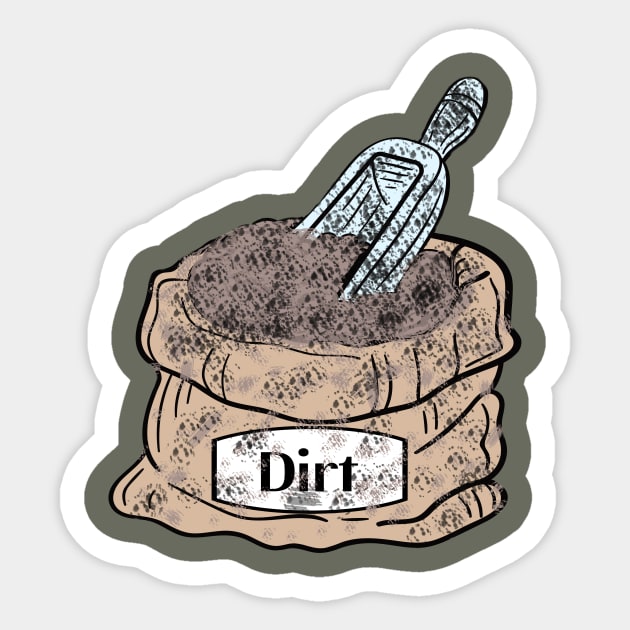 Dirt Bag Sticker by TheAshleyYoung